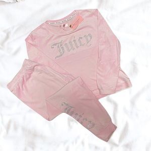 NWT Juicy Couture Velour Jogger Pajama Set